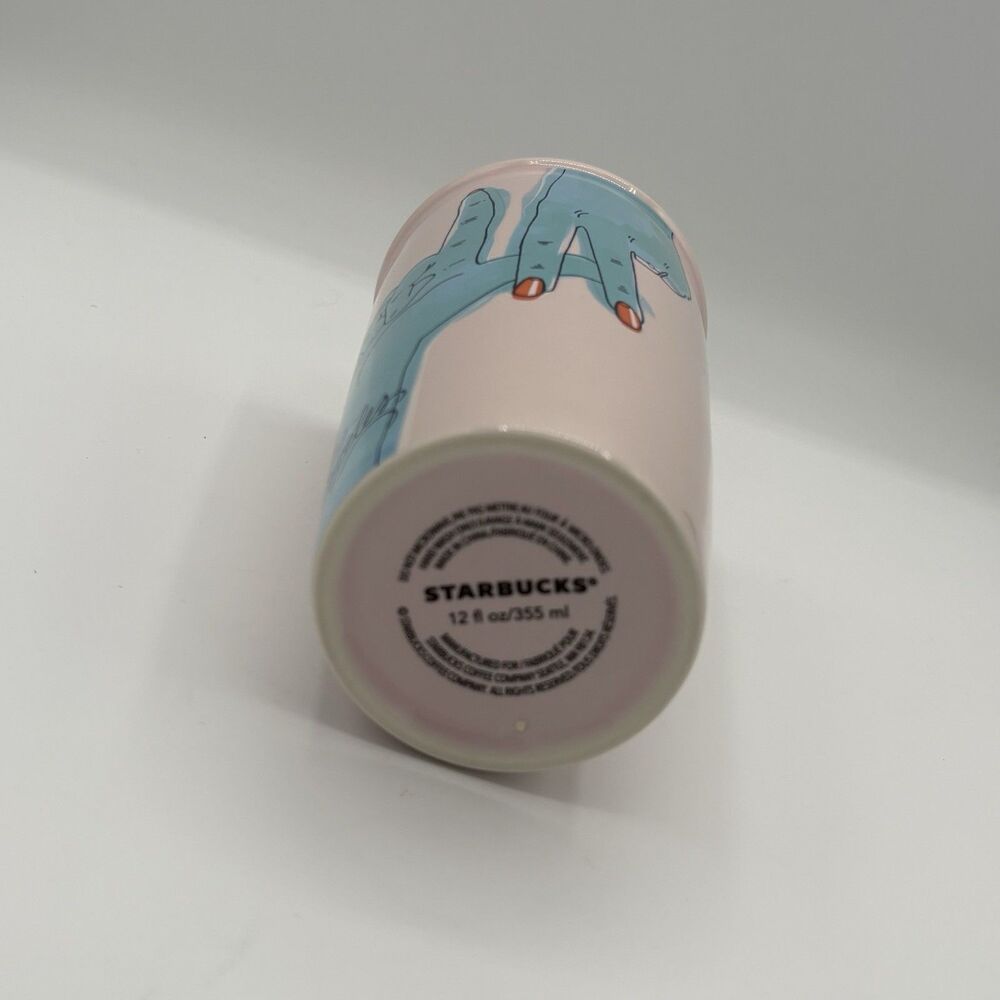 Starbucks ceramic LA Los Angeles hands mug, 12 oz, RARE DISCONTINUED - Picture 5 of 7